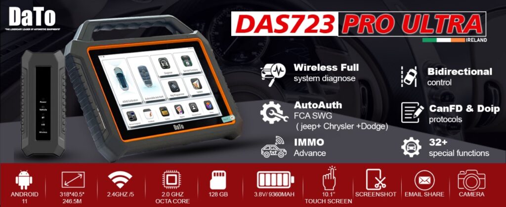 Diagnostic car scanner DAS723